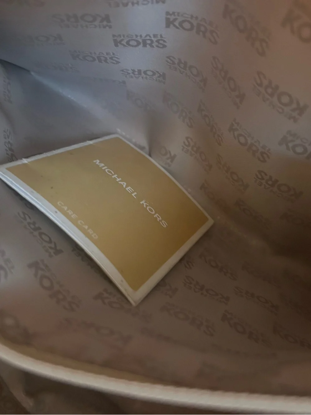 Michael Kors Pale Pink Leather Tote Bag